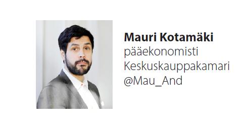 Keskuskauppakamarin Mauri Kotamäki.