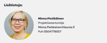 Minna Pietikäinen on Laurea Ammattikorkeakoulu