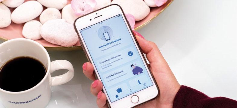Lataa puhelimeesi koronasovellus, joka on THL:n kehittämä mobiilisovellus.