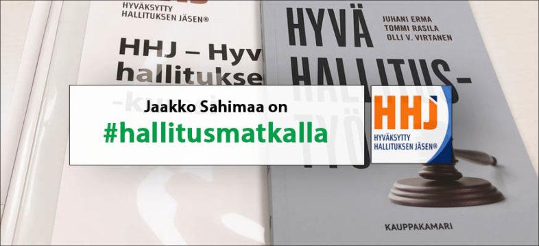 Jaakko Sahimaa on #hallitusmatkalla Helsingin seudun kauppakamarin kanssa.
