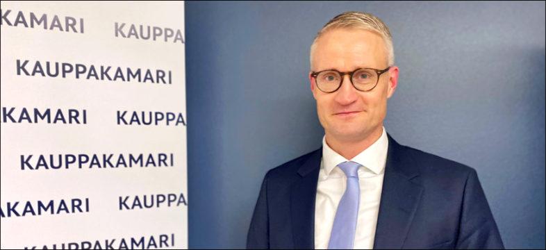 Työelämäprofessori Jarno Limnell Aalto-yliopistosta puhui Helsingin seudun kauppakamarin valtuuskunnan kokouksessa 14.1.2021.