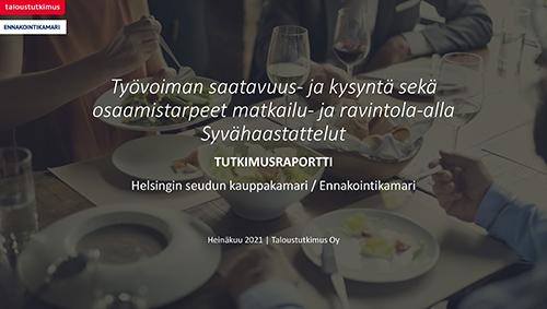 Majoitus ja ravintola-alan haastattelututkimus 2021