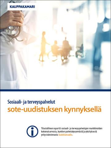 Sosiaali- ja terveyspalvelut sote-uudistuksen kynnyksellä selvityksen kansi.