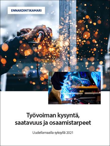 Ennakointikamarin tilannekatsaus syksy 2021. Katsauksen kansi.