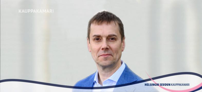 Helsingin seudun kauppakamarin Vantaan aluetoimiston johtaja Tommo Koivusalo.