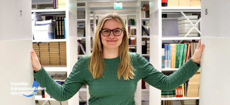 Stinne Vognæsille kansainvälisille maisteriopiskelijoille tarkoitettu harjoittelu oli antoisa. Sen sai sen avulla Helsingin yliopistosta pysyvän työpaikan.