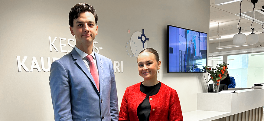 Mr. Kristupas Stankus, Attaché for Commercial Affairs and Ms. Akvilė Naginionytė Mačiulė, Head of the Manufacturing Sector Team at Invest Lithuania.